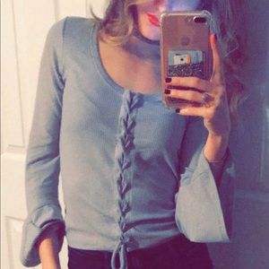 American eagle boho sleeve top